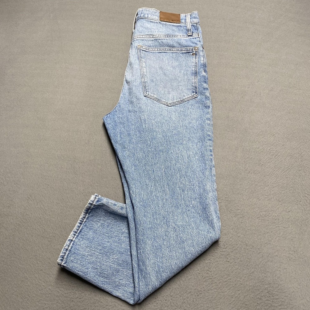 Madewell Jeans Womens‎ 30 The Perfect Vintage Straight Light Wash Ripped Knee